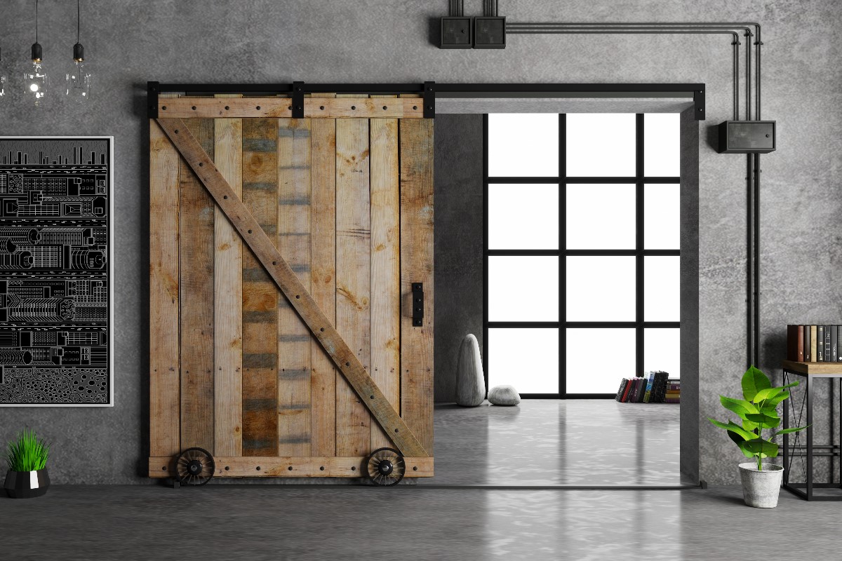 Modern doors hidden in the wall – see inspirations!