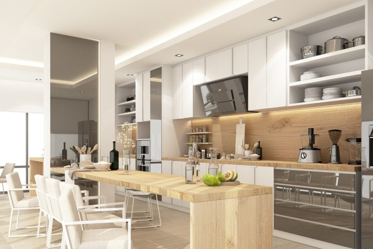 Wooden worktop in a modern kitchen – ideas and arrangements
