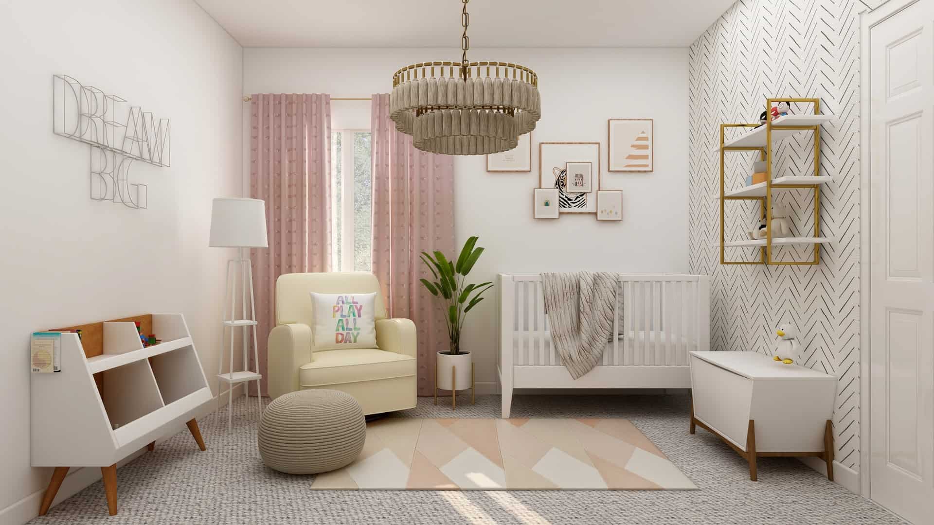 In what style should we decorate a child’s room?